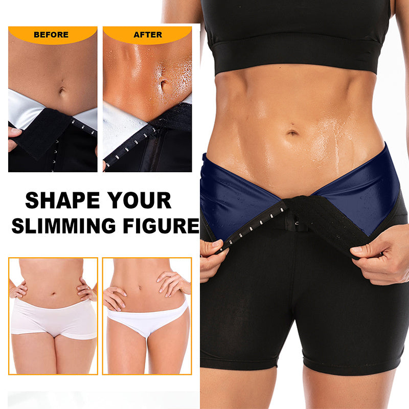 Slimming Pants Waist Trainer Shapewear Tummy Hot Thermon Sweat Leggings Fitness Workout Sweat Sauna Pants Body Shaper.