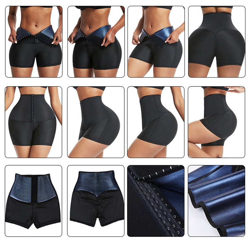 Slimming Pants Waist Trainer Shapewear Tummy Hot Thermon Sweat Leggings Fitness Workout Sweat Sauna Pants Body Shaper.