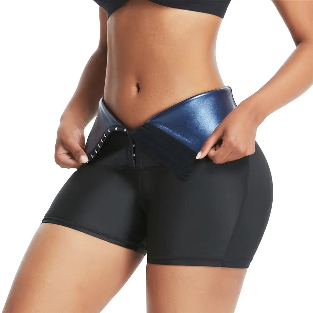 Slimming Pants Waist Trainer Shapewear Tummy Hot Thermon Sweat Leggings Fitness Workout Sweat Sauna Pants Body Shaper.