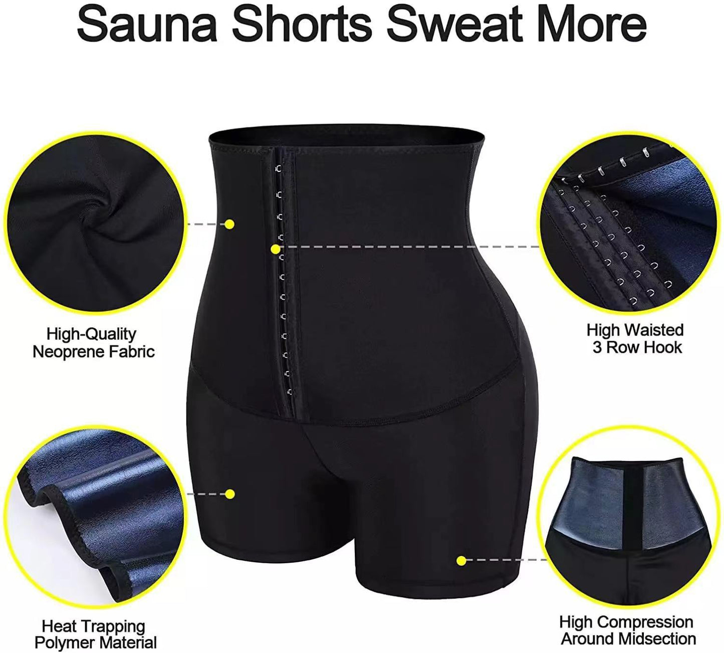 Slimming Pants Waist Trainer Shapewear Tummy Hot Thermon Sweat Leggings Fitness Workout Sweat Sauna Pants Body Shaper.